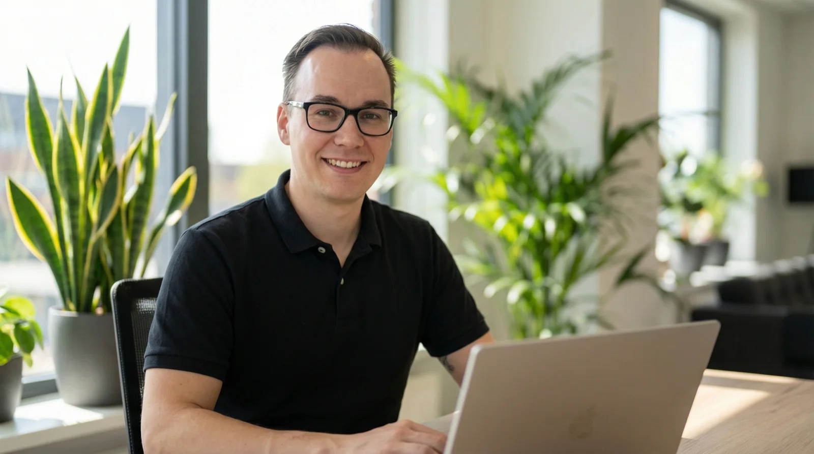 Denny Weber bei der Suite-Beratung